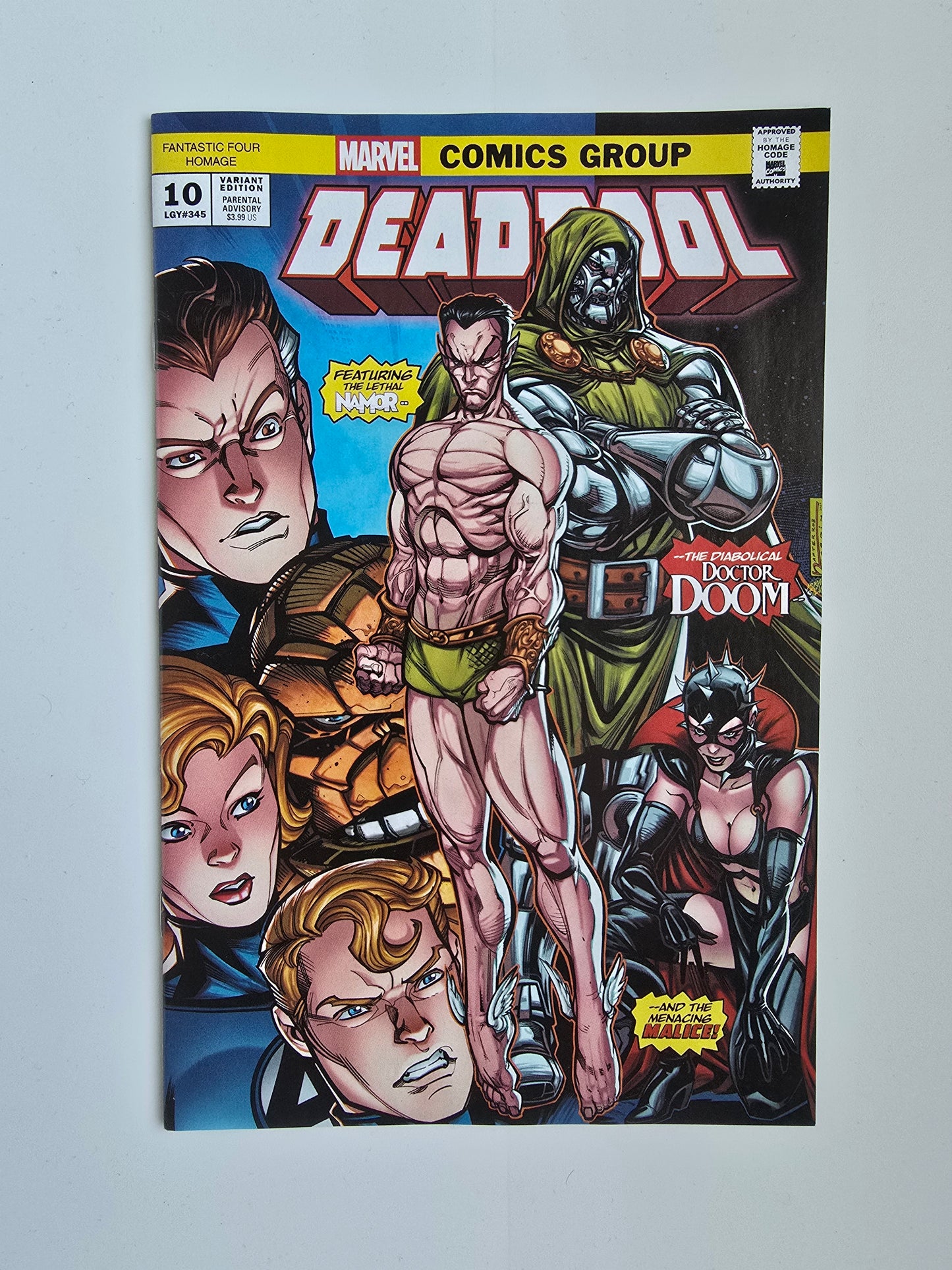 DEADPOOL #10 CHAD HARDIN FANTASTIC FOUR VAR