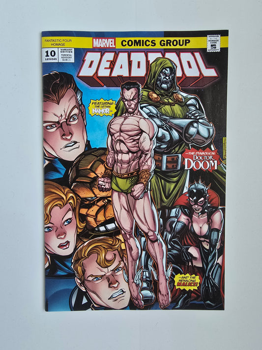 DEADPOOL #10 CHAD HARDIN FANTASTIC FOUR VAR