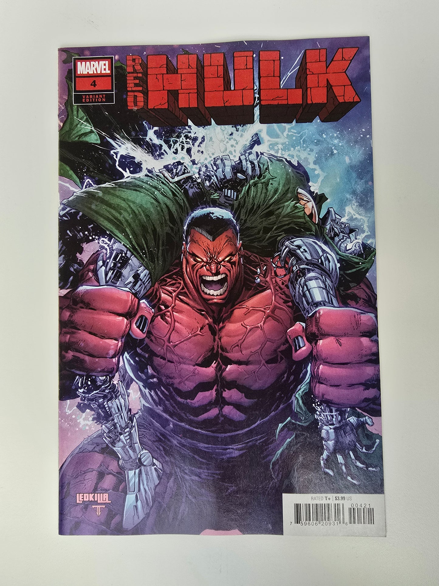 RED HULK #4 KEN LASHLEY VAR