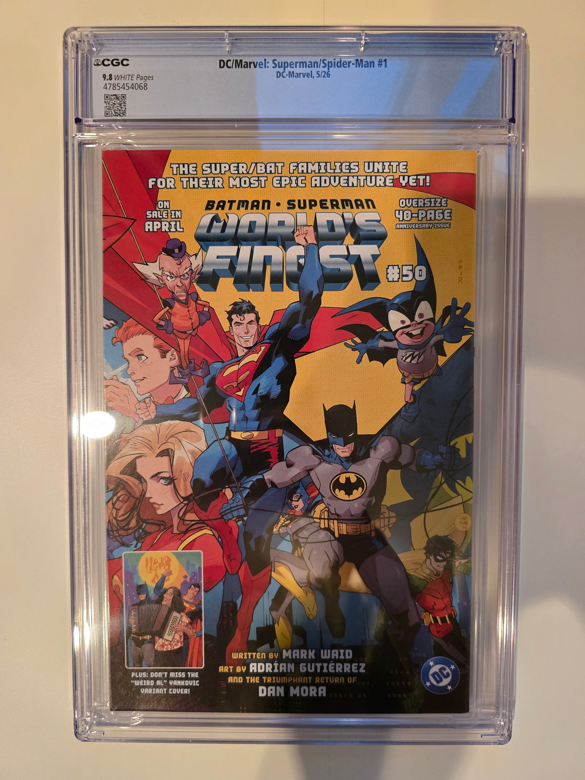 DF DC/MARVEL SUPERMAN/SPIDERMAN #1 CGC 9.8