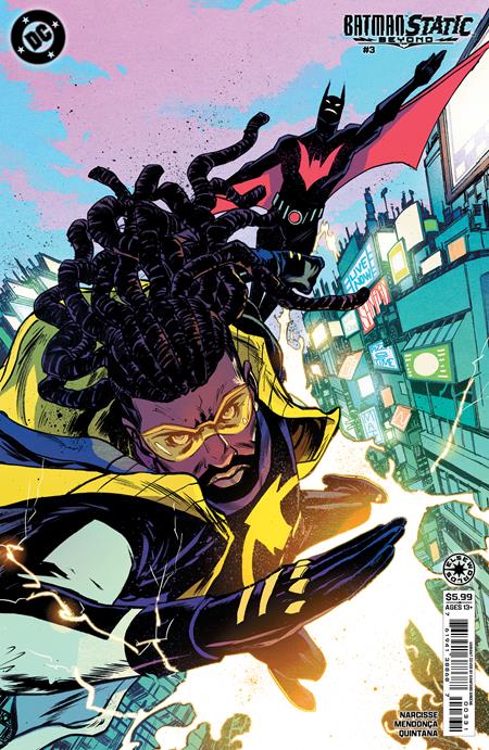 BATMAN STATIC BEYOND #3 (OF 6) CVR C SANFORD GREENE CARD STOCK VAR