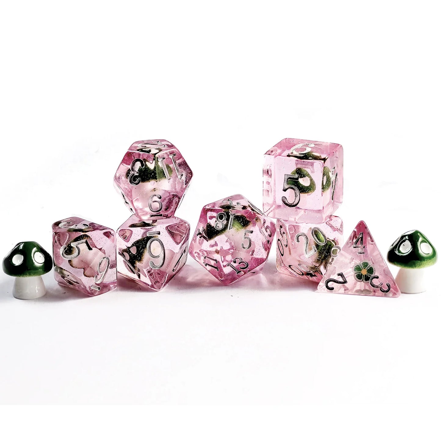 Mushroom 7PCS DND Polyhedral Dice Set