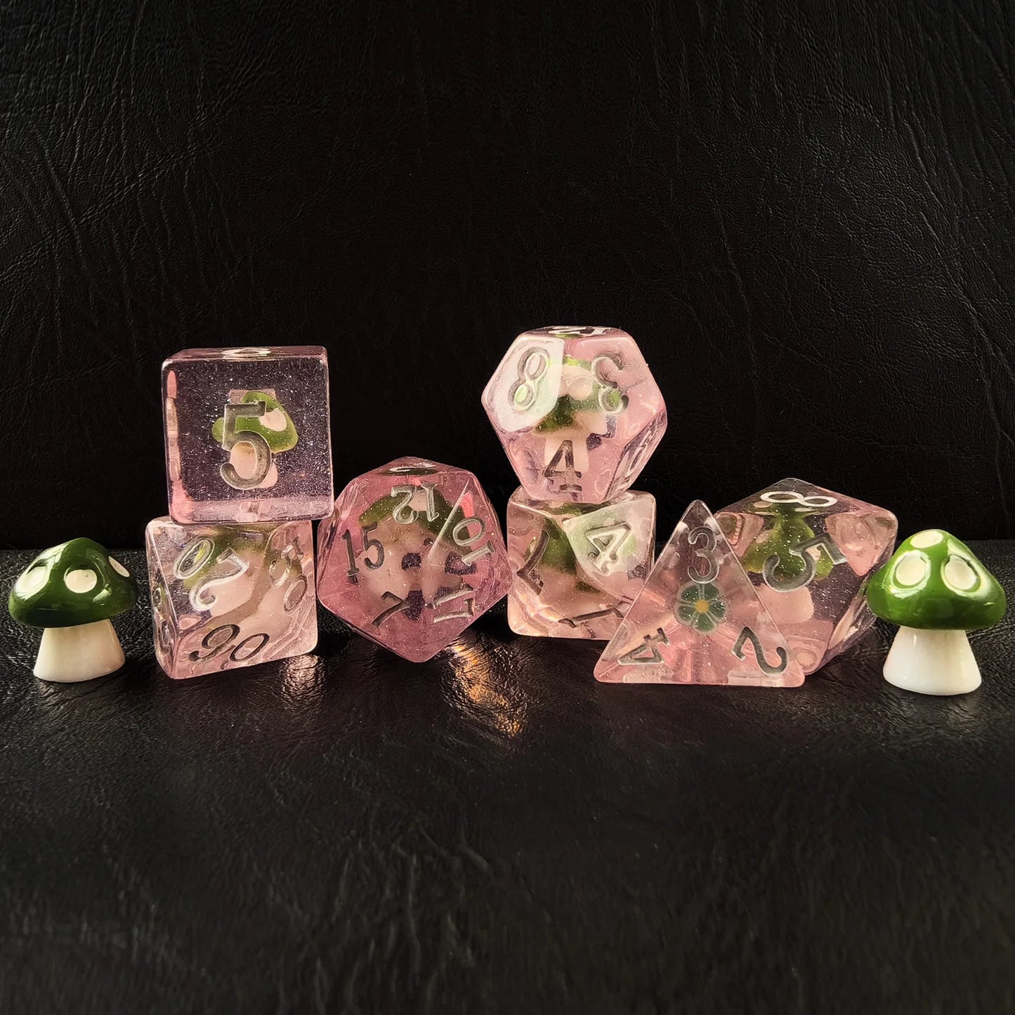 Mushroom 7PCS DND Polyhedral Dice Set