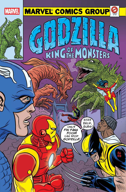 GODZILLA VS AVENGERS #1 ALLRED KING OF MONSTERS HOMAGE VAR