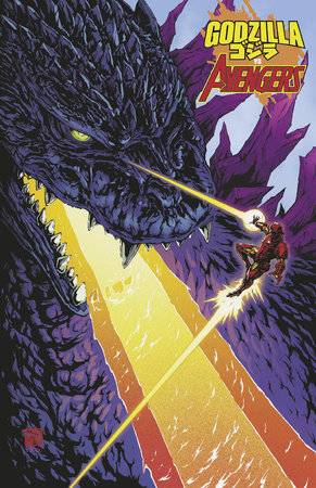 GODZILLA VS AVENGERS #1 TAKESHI OKAZAKI FOIL VAR (NET)