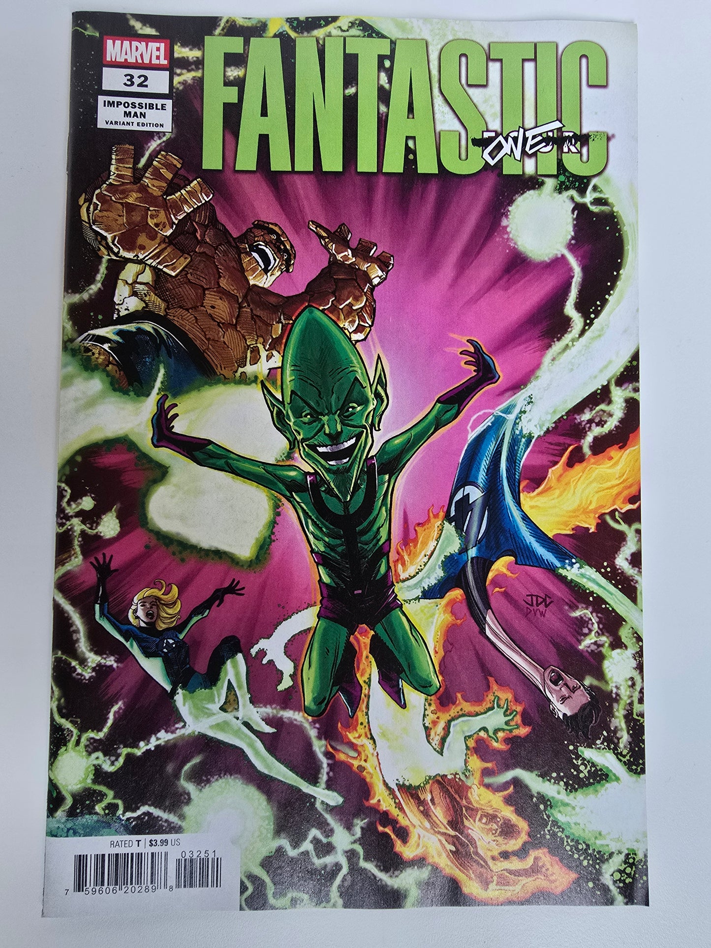 Fantastic Four #32 Joshua Cassara var impossible man