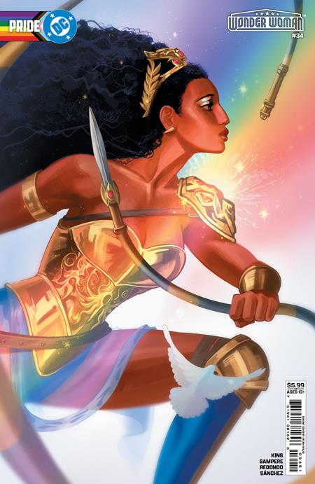 WONDER WOMAN #34 CVR E FATIMA WAJID DC PRIDE CARD STOCK VAR