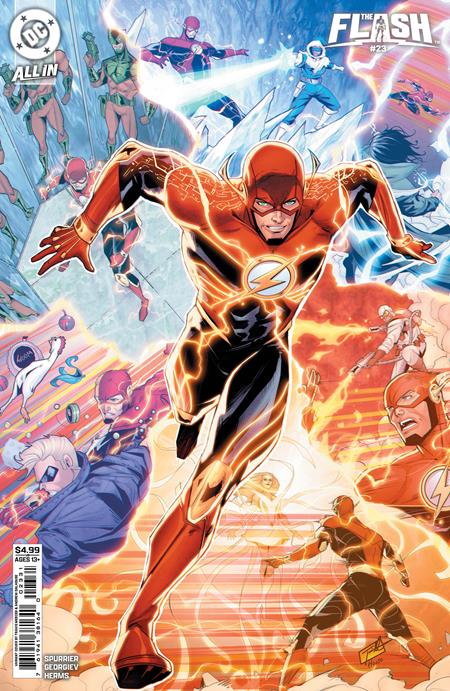 Flash #23 Cvr C Travis Mercer Card Stock Var