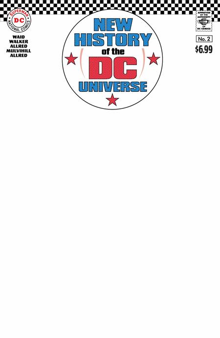 New History Of The Dc Universe #2 Cvr F Blank Card