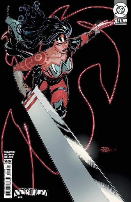 DF ABSOLUTE WONDER WOMAN #19 VARIANT SIGNED BY TERRY & RACHEL DODSON