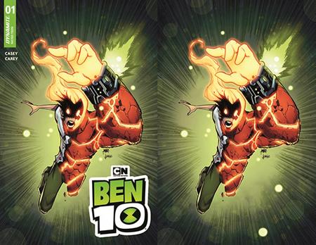BEN 10 #1 COVERS ZI & ZJ HEATBLAST EXCLUSIVE BUNDLE OF 2