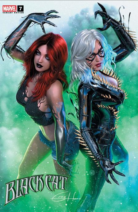 DF BLACK CAT #7 GREG HORN COMICXPOSURE EXCLUSIVE