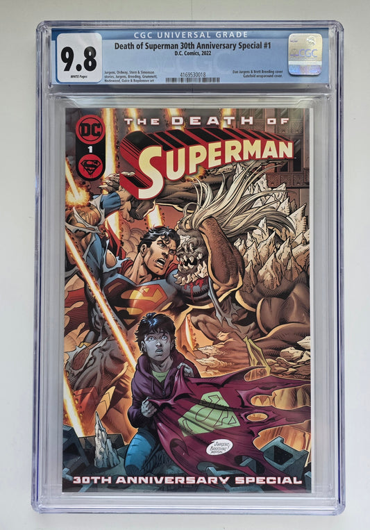 DF DEATH OF SUPERMAN 30TH ANNIVERSARY SPECIAL #1 CGC GRADED