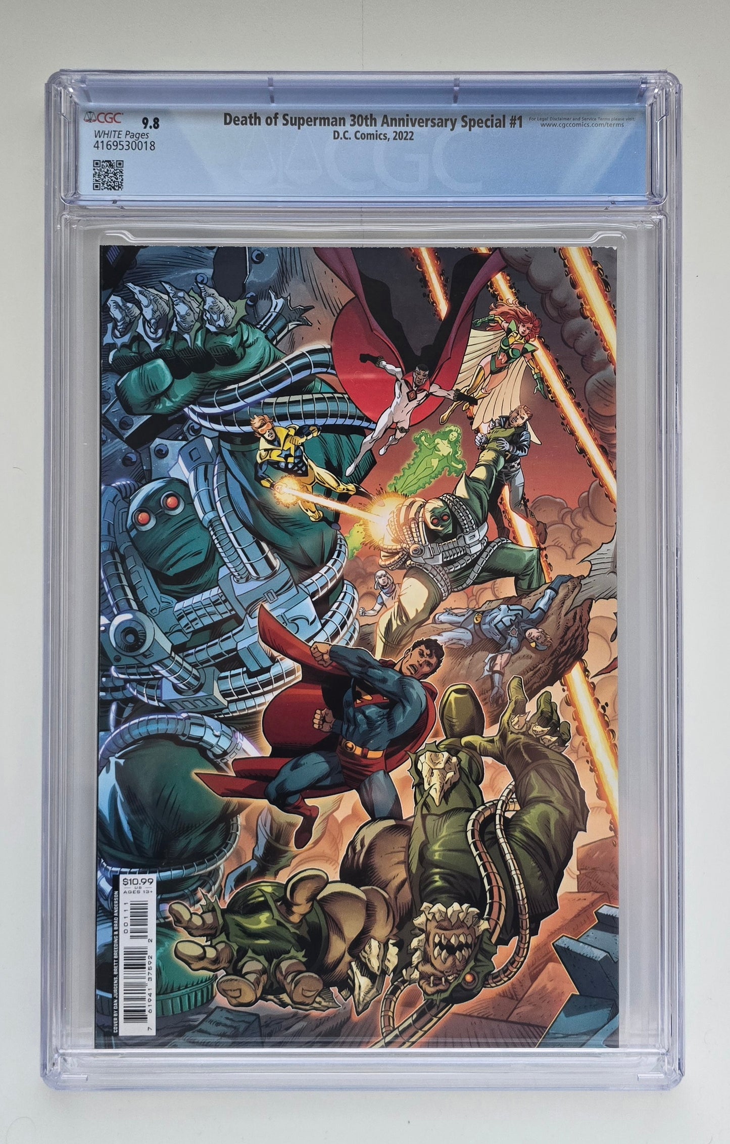 DF DEATH OF SUPERMAN 30TH ANNIVERSARY SPECIAL #1 CGC GRADED