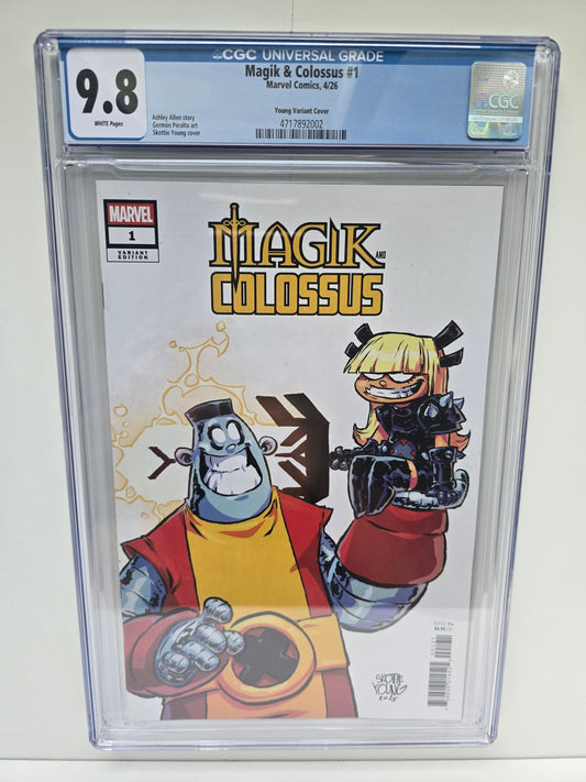 DF MAGIK AND COLOSSUS #1 SKOTTIE YOUNG VARIANT CGC GRADED