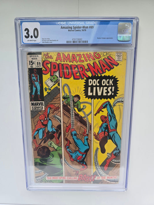 AMAZING SPIDER-MAN #89 CGC GRADED 3.0