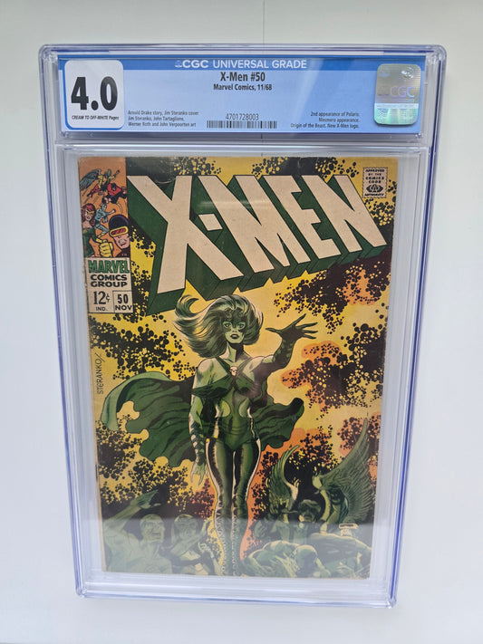 X-MEN #50 CGC GRADED 4.0