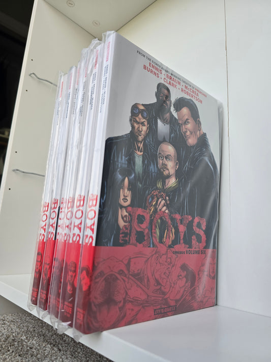 SIGNED!!! THE BOYS 20TH ANNIVERSARY OMNIBUS TP VOL 1 - 6 SIGNED BY GARTH ENNIS & DARICK ROBERTSON