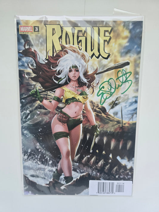 SIGNED!! ROGUE #3 DERRICK CHEW VARIANT SIGNED BY ERICA SCHULTZ