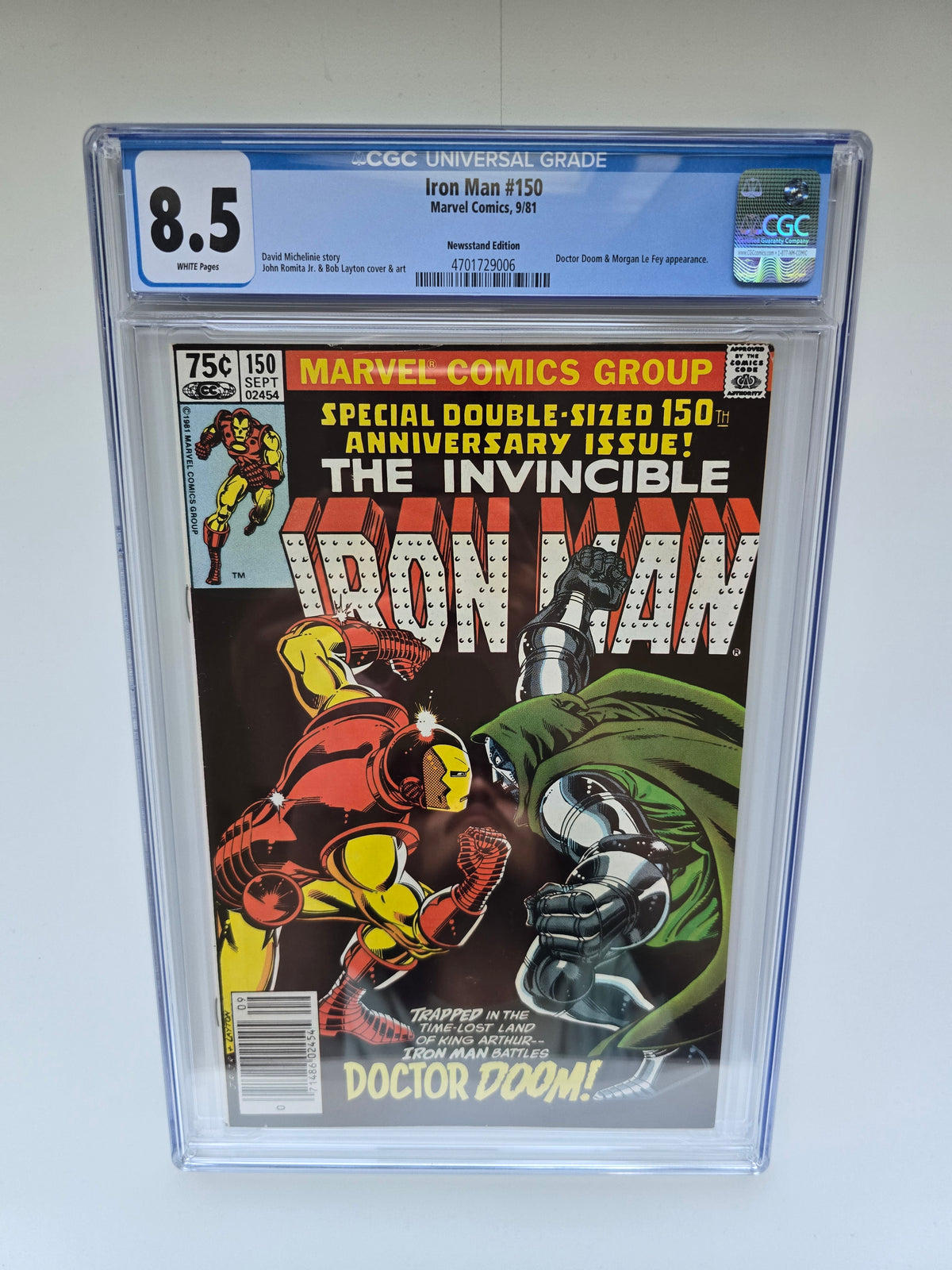 IRON MAN #150 CGC 8.5