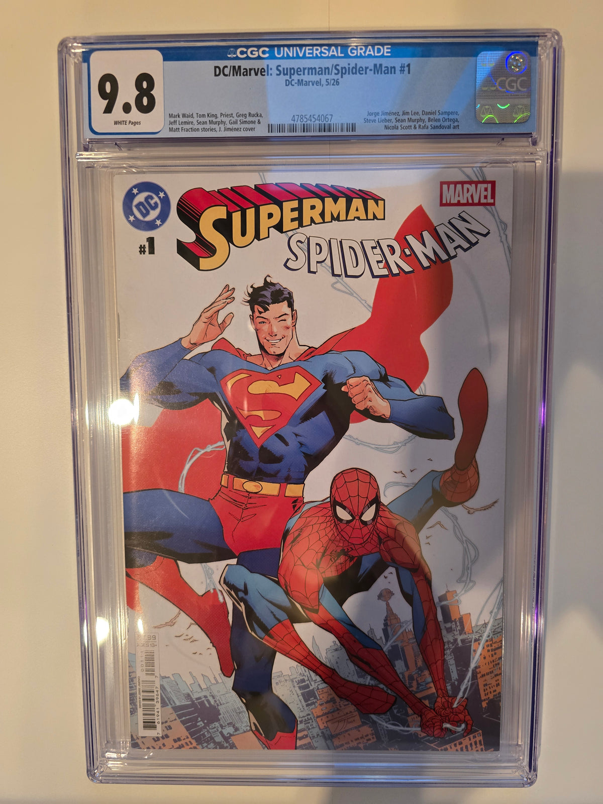 DF DC/MARVEL SUPERMAN/SPIDERMAN #1 CGC 9.8