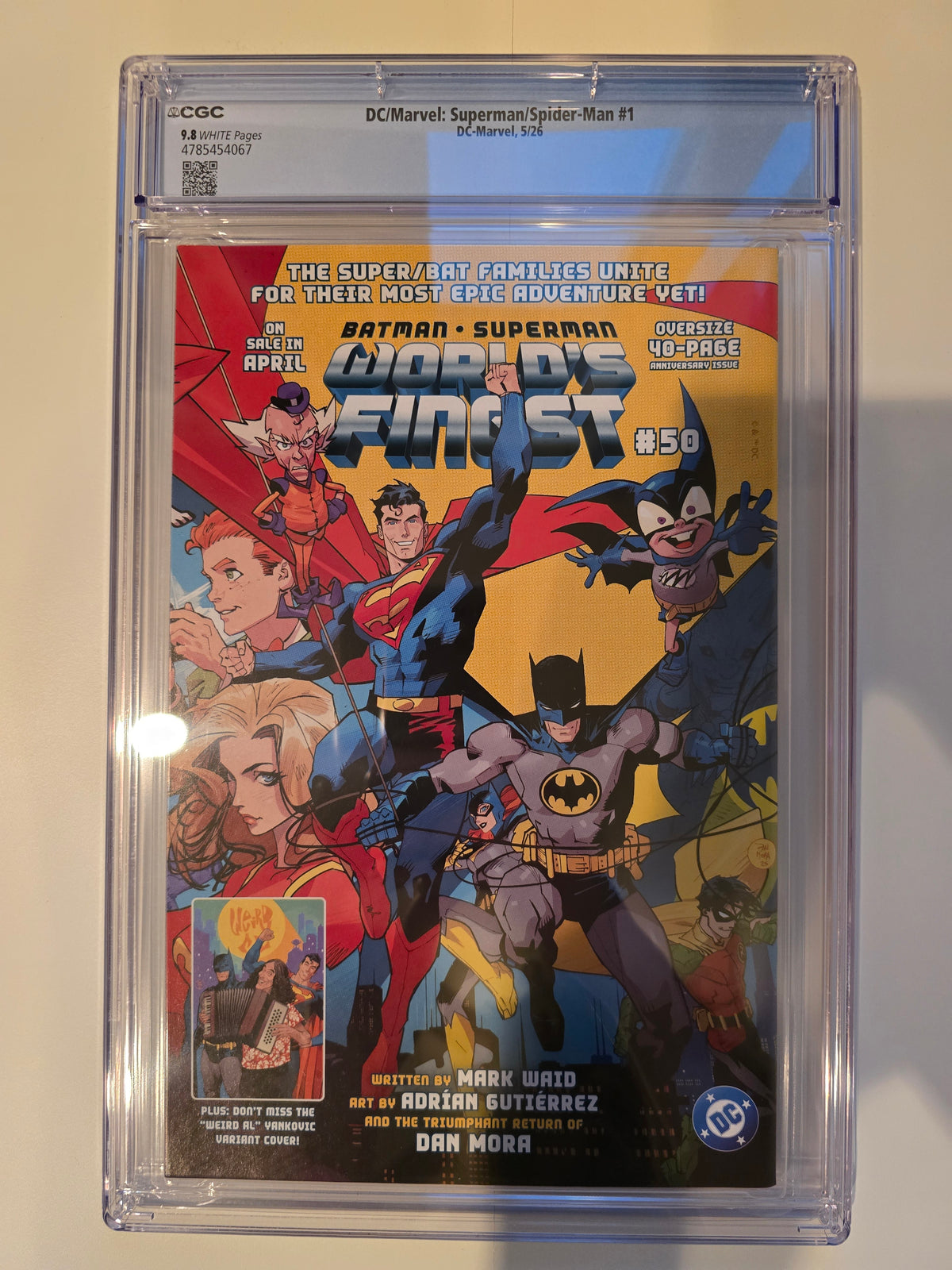 DF DC/MARVEL SUPERMAN/SPIDERMAN #1 CGC 9.8
