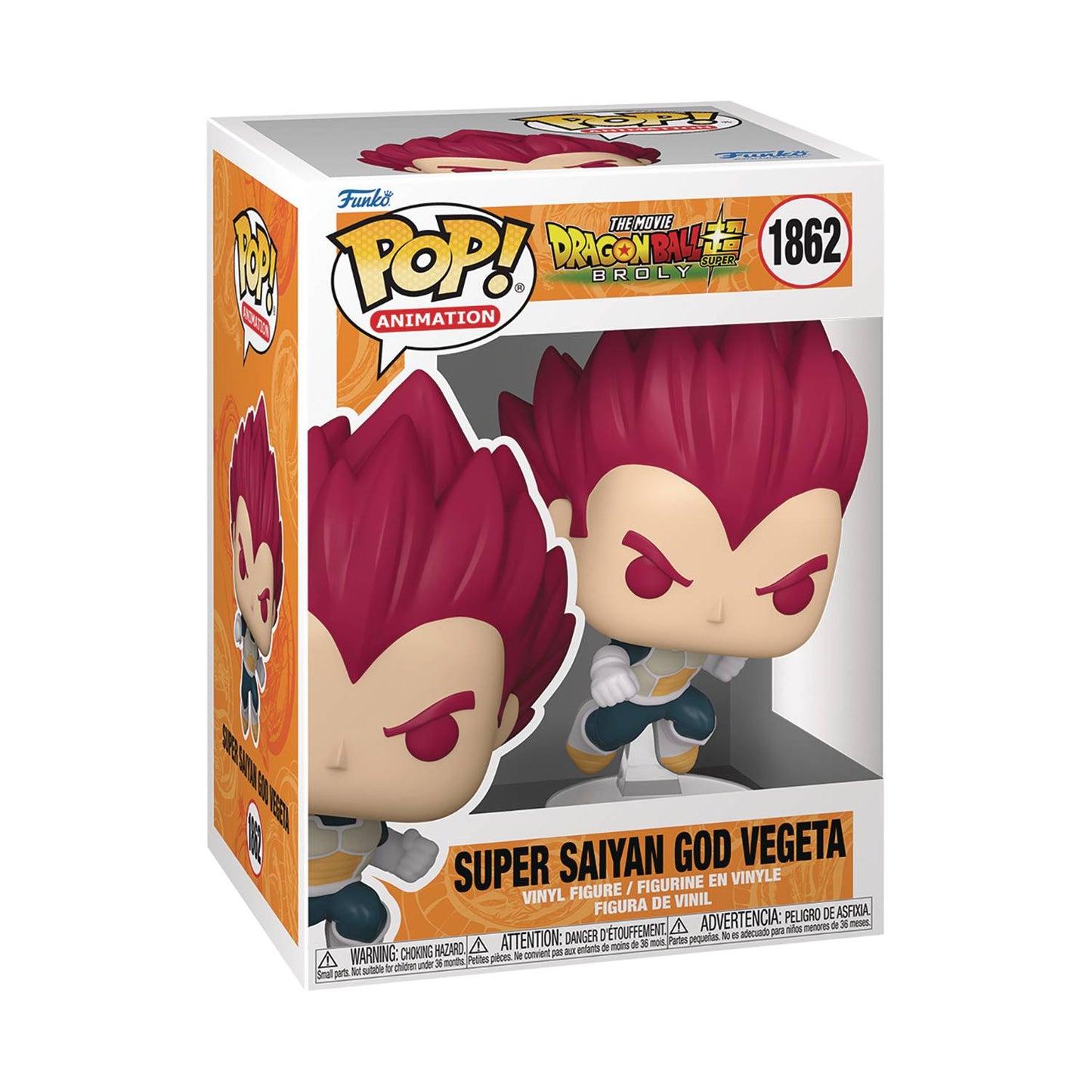 POP ANIMATION DRAGON BALL SUPER BROLY SSG VEGETA FIG (C: 1-1