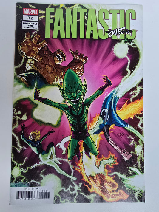 Fantastic Four #32 Joshua Cassara var impossible man
