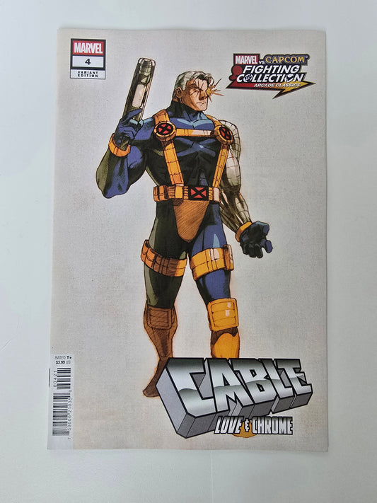 Cable Love And Chrome #4 Marvel vs Capcom Var