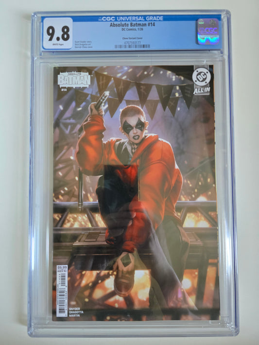 DF ABSOLUTE BATMAN #14 DERRICK CHEW VARIANT CGC GRADED