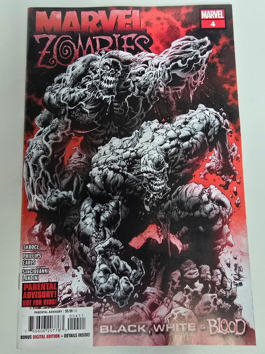 Marvel Zombies Black and White Blood #4