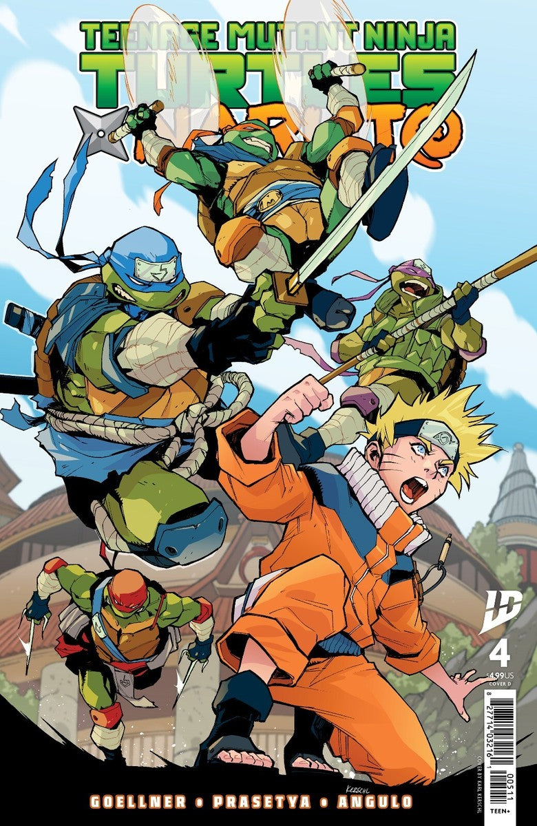 TEENAGE MUTANT NINJA TURTLES X NARUTO #4 CVR D